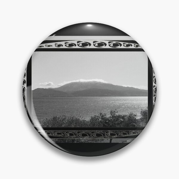Item preview, b & w figurative sea and mountain designed and sold by tbshots.