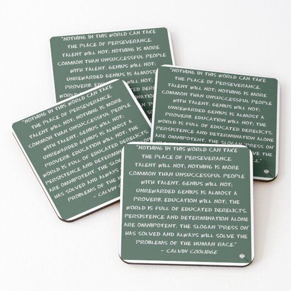Item preview, Nothing can take the place of perseverance designed and sold by Truthstoliveby.