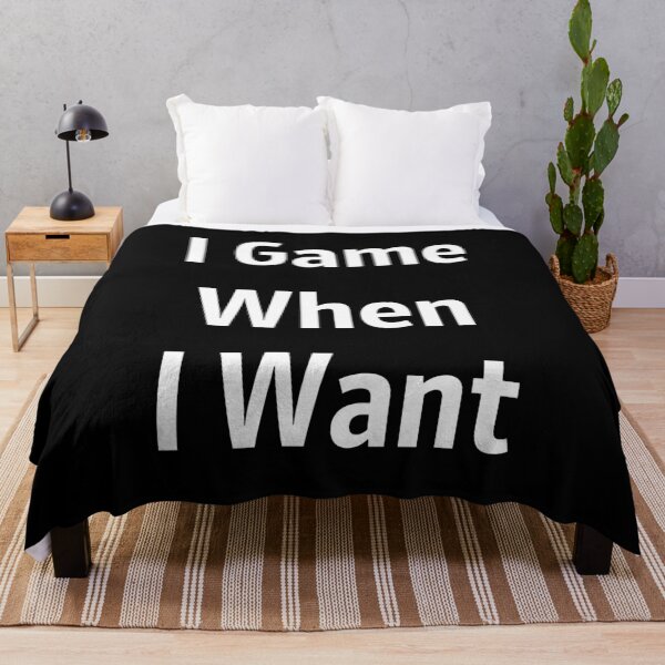 Item preview, I game when I want designed and sold by palaco210.