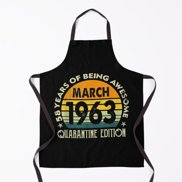 Item preview, 58th Birthday Decoration March 1963 Men Women 58Years Old designed and sold by koenhfu06.