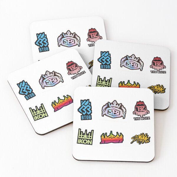 Item preview, Mnet KINGDOM Boy Group Logo Stickers Pack designed and sold by artsycore.