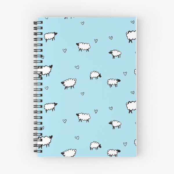 Item preview, Happy Sheep With Hearts designed and sold by The Cheerful Christian.