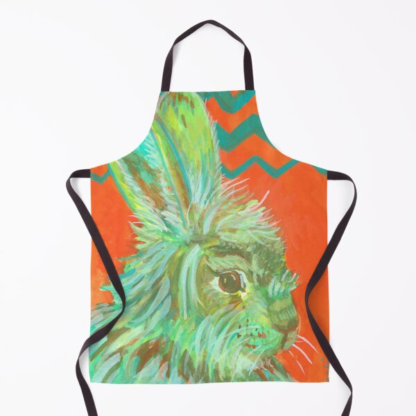 Item preview, Mr. Floof the Lionhead Bunny Series No 3 Gouache Painting by Marcie Jurkowski designed and sold by marciejurkowski.
