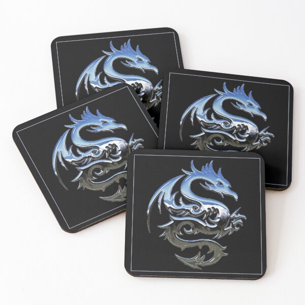 Item preview, Silver Metallic Dragon designed and sold by HavenDesign.