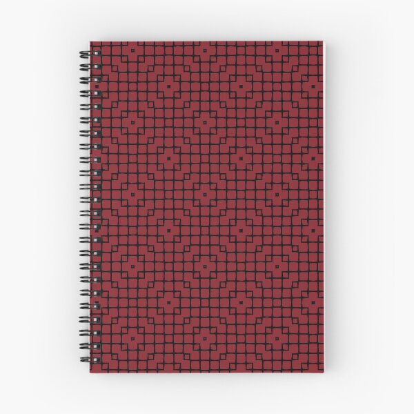 Item preview,  Geometric Pattern Mesh Burgundy  Black designed and sold by Antava.