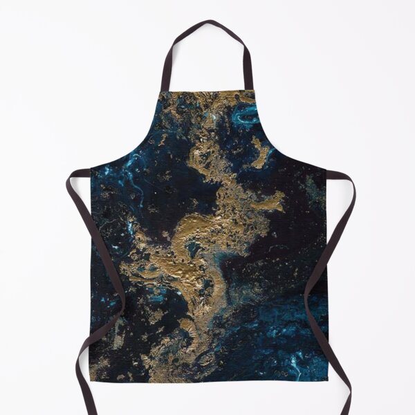 Item preview, Royal dark blue and gold marble print designed and sold by HadeeeeL.