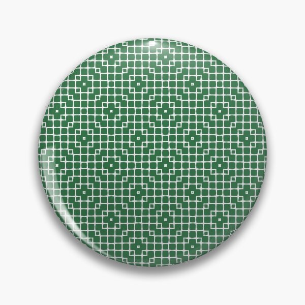 Item preview,  Geometric Pattern Mesh Green White designed and sold by Antava.
