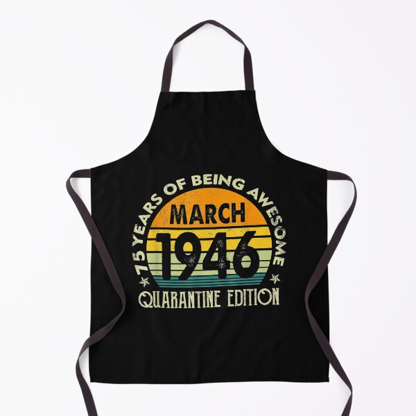 Item preview, 75th Birthday Decoration March 1946 Men Women 75Years Old designed and sold by sellexxf69.