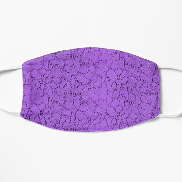 Dentelle violette Masque sans plis