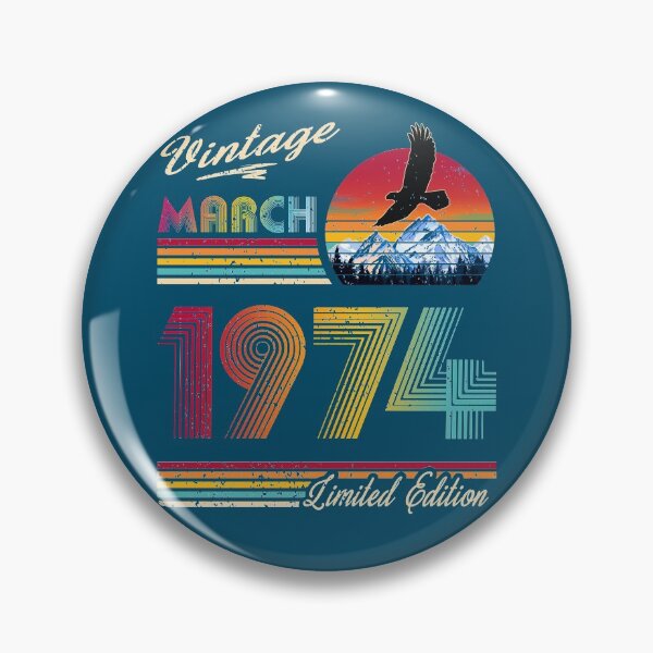 Item preview, Vintage March 1974 Birthday designed and sold by GreenSplash.