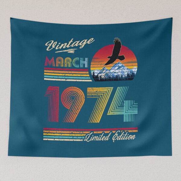 Item preview, Vintage March 1974 Birthday designed and sold by GreenSplash.