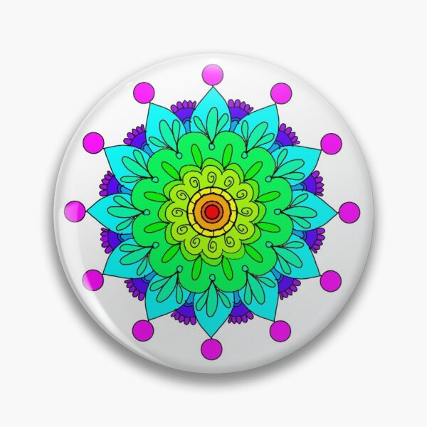 Item preview, Colorful mendala designed and sold by 123KCdesigns.