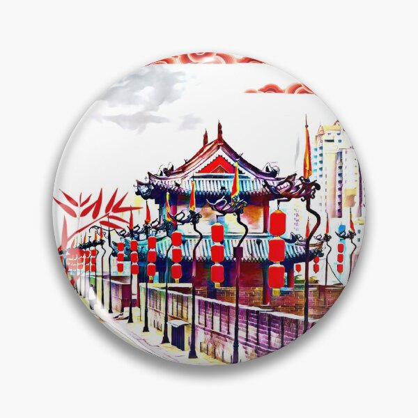 Item preview, Muralla de la ciudad de Xian designed and sold by EkaArtShop.