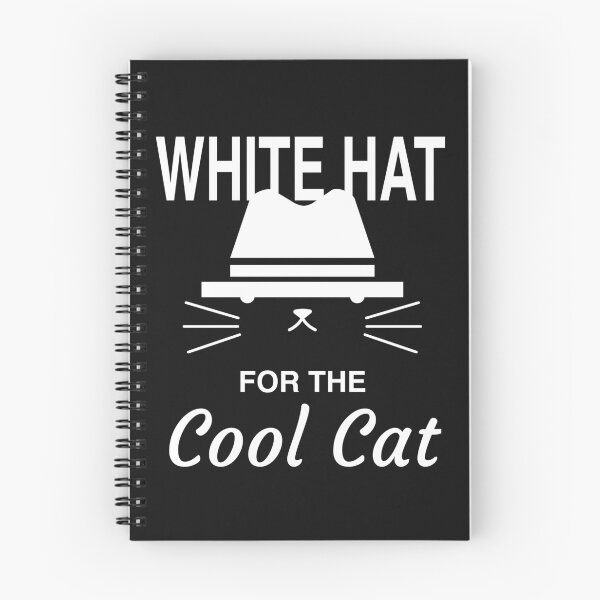 Artikelvorschau, Weißer Hut für die coole Katze entworfen und verkauft von curledup-cat.