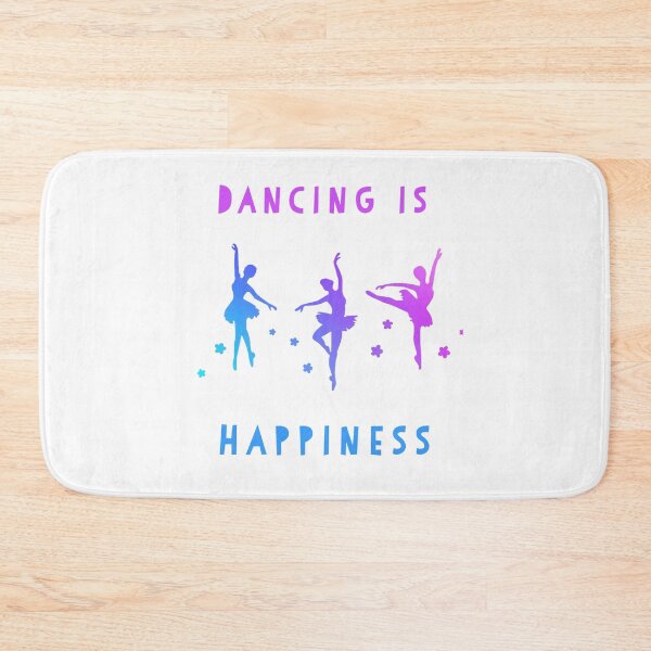Item preview,  Dancing is Happiness. Dance design.  Ballet Dance. Happiness quote.  designed and sold by doctors-apparel.