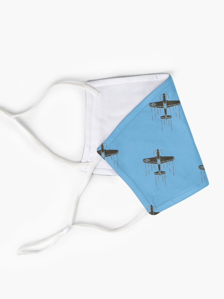 Alternate view of P-51 Mustang pattern Mask