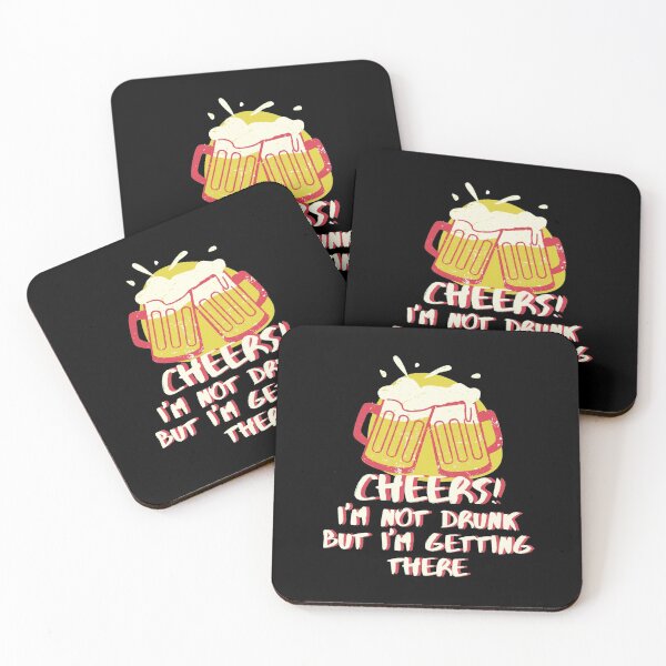 Item preview, Cheers I'm Not Drunk But I'm Getting There  designed and sold by Sansmalice.