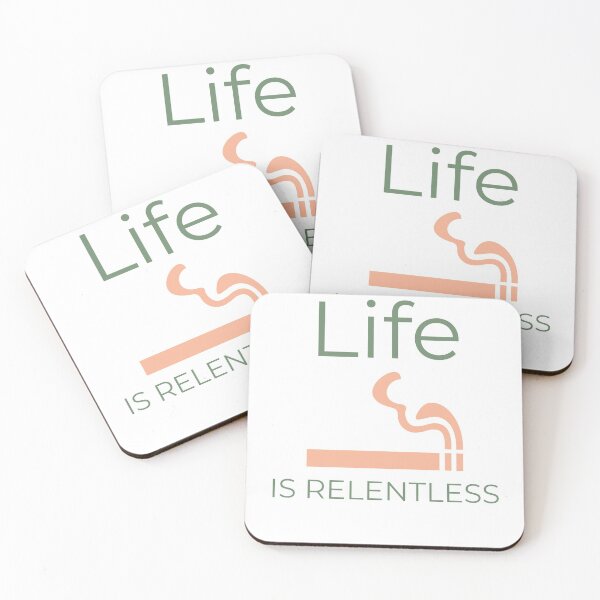 Item preview, Life Is Relentless funny humor sarcastic designed and sold by GilesTs.