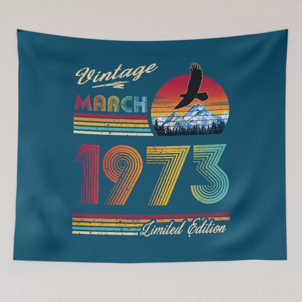 Item preview, Vintage March 1973 Birthday designed and sold by GreenSplash.