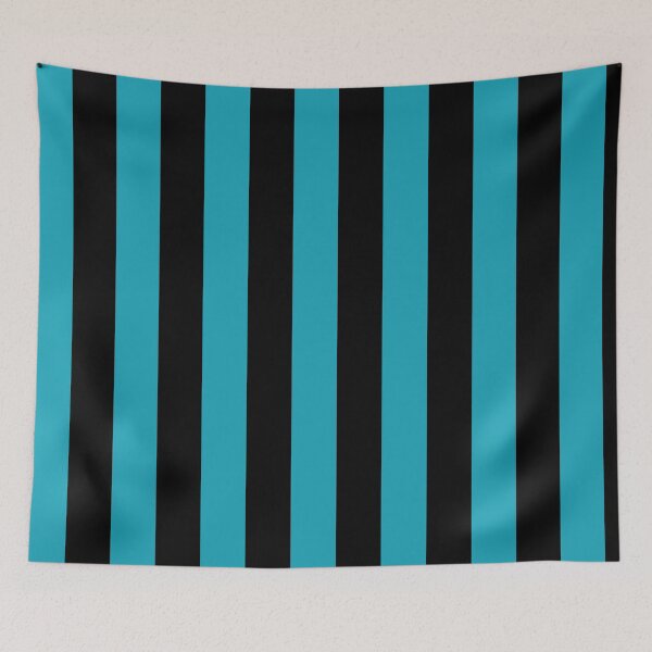 Item preview, Turquoise and black deco pattern designed and sold by Brontorino.