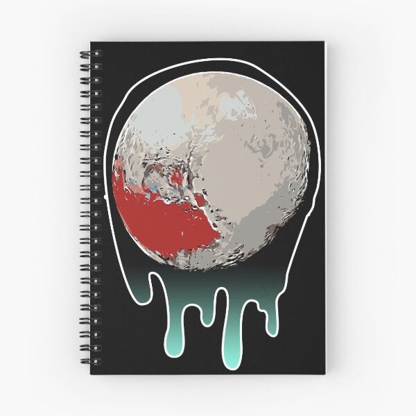Artikelvorschau, Pluto der kleine Planet mit einem großen Herz-Gradienten-Tropfen entworfen und verkauft von BRU Design.