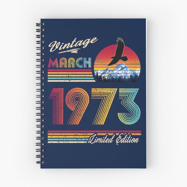 Item preview, March 1973 Birthday designed and sold by GreenSplash.
