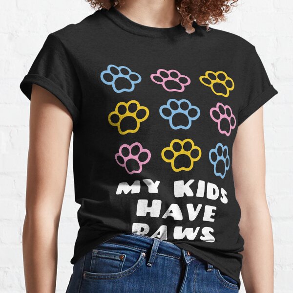 My Kids Have Paws Classic T-Shirt