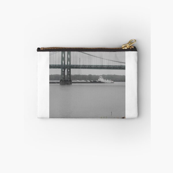 Item preview, Mississippi River/I-74 Bridge & Barge designed and sold by photosbyapril.