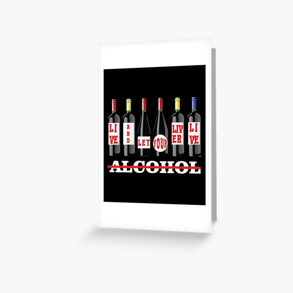 Stop Drinking – Start Living! (No Alcohol) Greeting Card for Sale by  MrFaulbaum