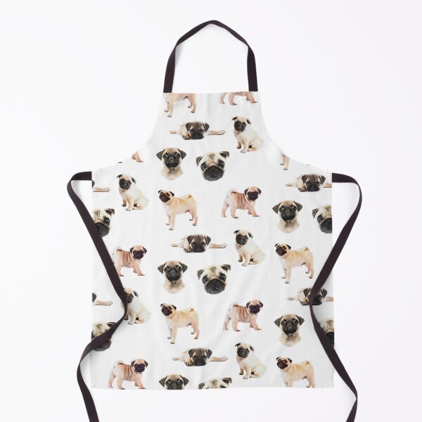 Item preview, Six pugs Cute line-art Dog Designs designed and sold by BayRosePets.
