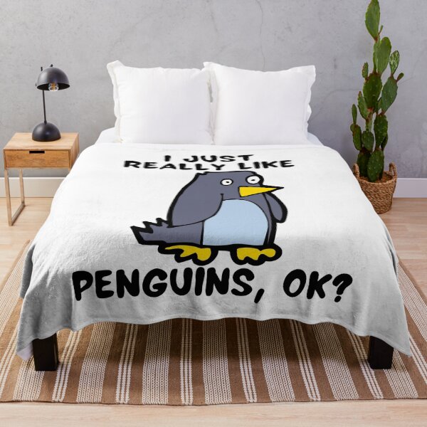 Vista previa del artículo con la obra «¡Realmente me gustan los pingüinos, ¿de acuerdo?!», diseñado y vendido por Melin-aRT.