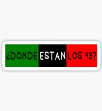 Donde estan los 43? Sticker