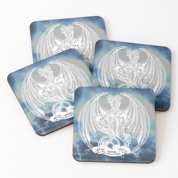 Item preview, Dragon and Skulls designed and sold by Cheffsspecials.