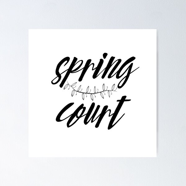 Item preview, Spring Court - ACOTAR designed and sold by AsteriaBooks.