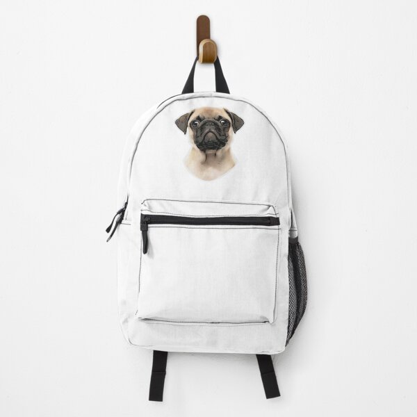 Item preview, Cute Pug Face portrait Design designed and sold by BayRosePets.