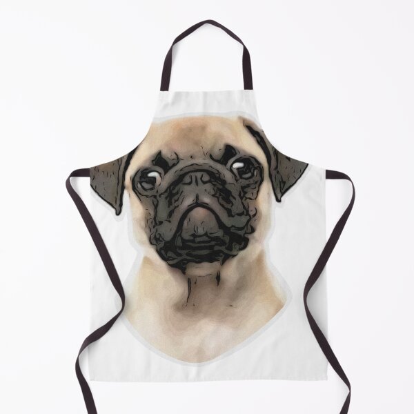 Item preview, Cute Pug Face portrait Design designed and sold by BayRosePets.