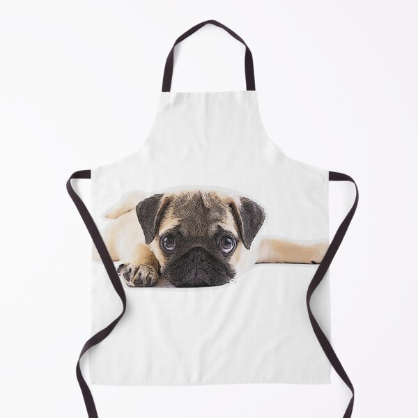 Item preview, Cute Pug splotchy lineart Design designed and sold by BayRosePets.