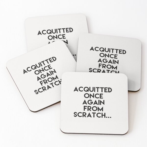 Item preview, ACQUITTED ONCE AGAIN FROM SCRATCH designed and sold by WowAllinOne.