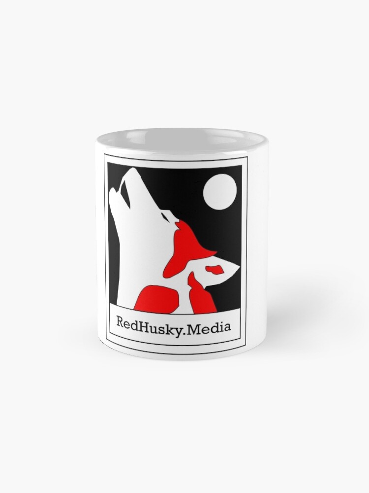 Alternate view of Red Husky Media Logo Mug