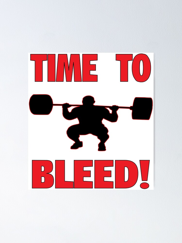 Thumbnail 1 of 3, Poster, Time To Bleed!  designed and sold by Brofanity.
