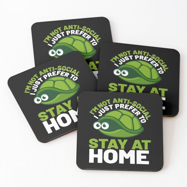 Item preview, I Am Not Anti-Social Turtle Reptile designed and sold by MooonTees.