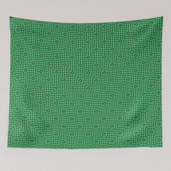 Item preview, Geometric Pattern Mesh Green Light designed and sold by Antava.