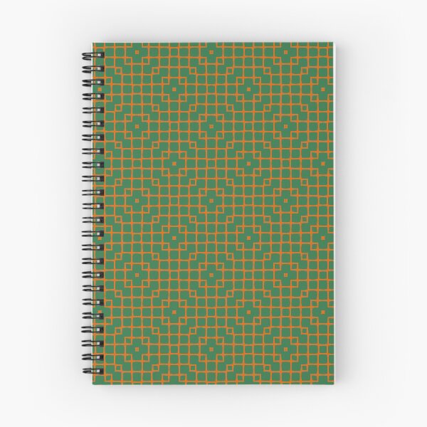 Item preview, Geometric Pattern Mesh Green Orange designed and sold by Antava.