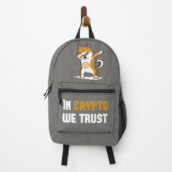 Item preview, Crypto Dogecoin shiba inu dog dabbing cartoon / In crypto we trust designed and sold by portrait4you.