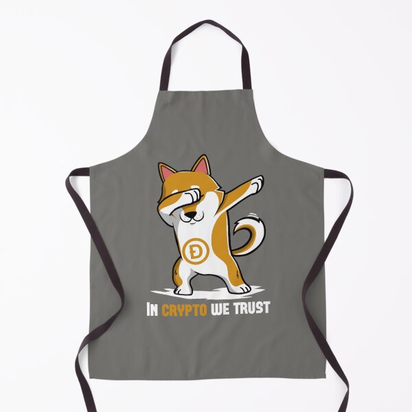 Item preview, Crypto Dogecoin shiba inu dog dabbing cartoon / In crypto we trust designed and sold by portrait4you.
