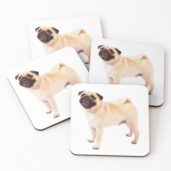 Item preview, Cute Pug lineart Design designed and sold by BayRosePets.