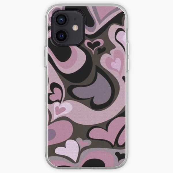 y2k pink hearts iPhone Soft Case