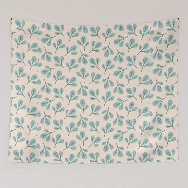 Item preview, Bold Clean Green Leaves Seamless Pattern designed and sold by flowtojoy.