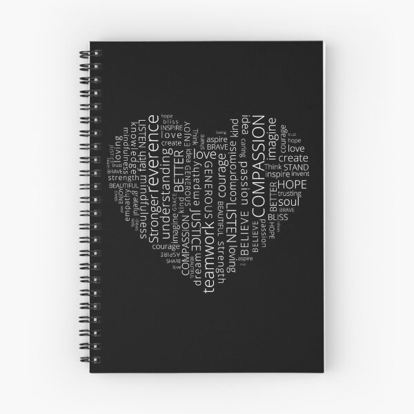 Item preview, Heart of Inspiring Words White designed and sold by soleythors.