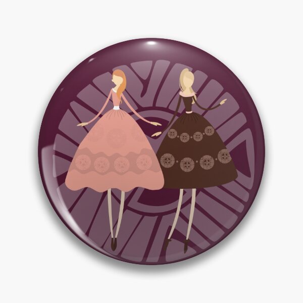 Item preview, Two girls on Korean rice cake pattern,  designed and sold by ZiZitCo.